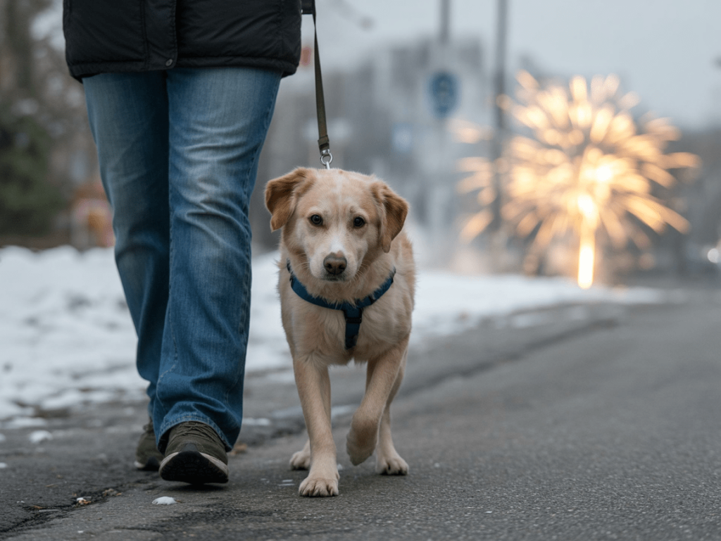 Silvestertraining für Hunde